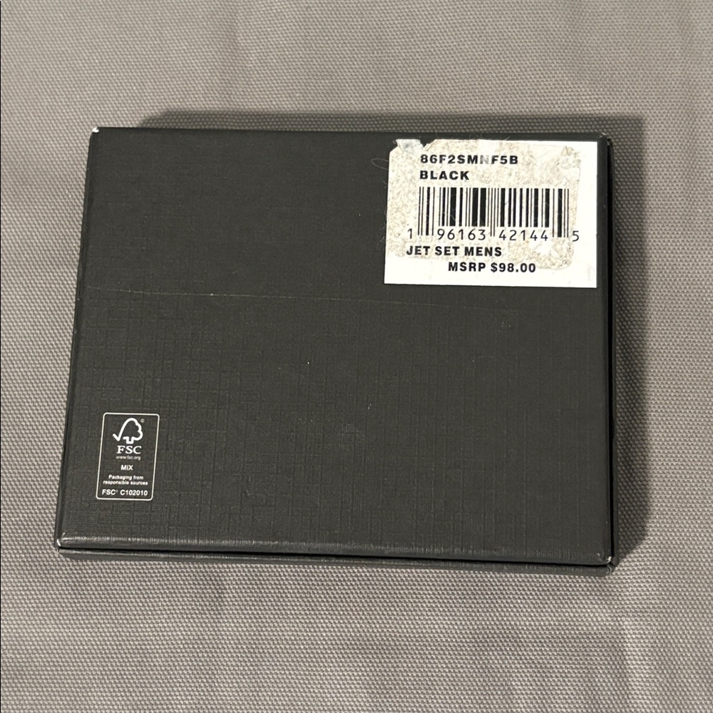 NWT Michael Kors jet Set Men’s Black Monogram Wallet - Picture 6 of 6